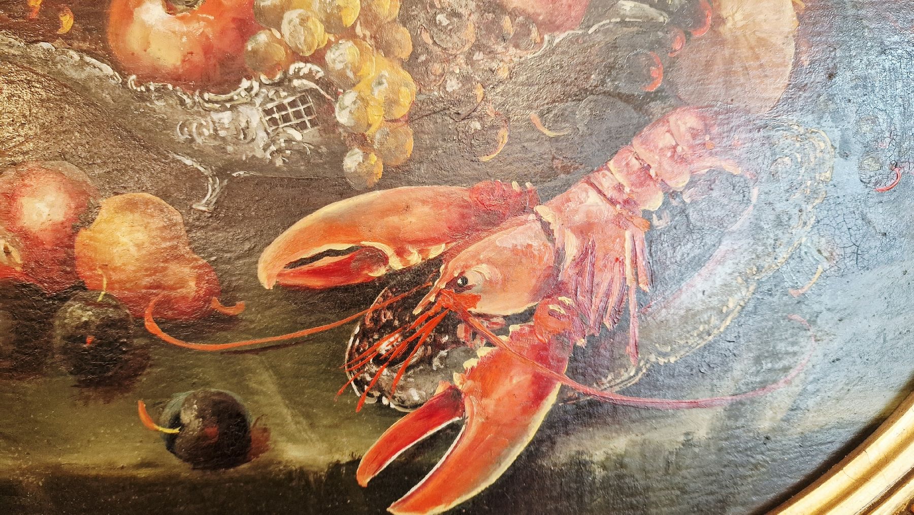 Dipinti: Antikes Stillleben Gemälde im Goldrahmen – Usato da BERN venduto da Intarsia 3