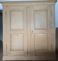 Wooden Wardrobe antique double door with shelves
