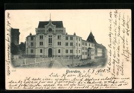 AK Yverdon, Gebäudeansicht, 1903