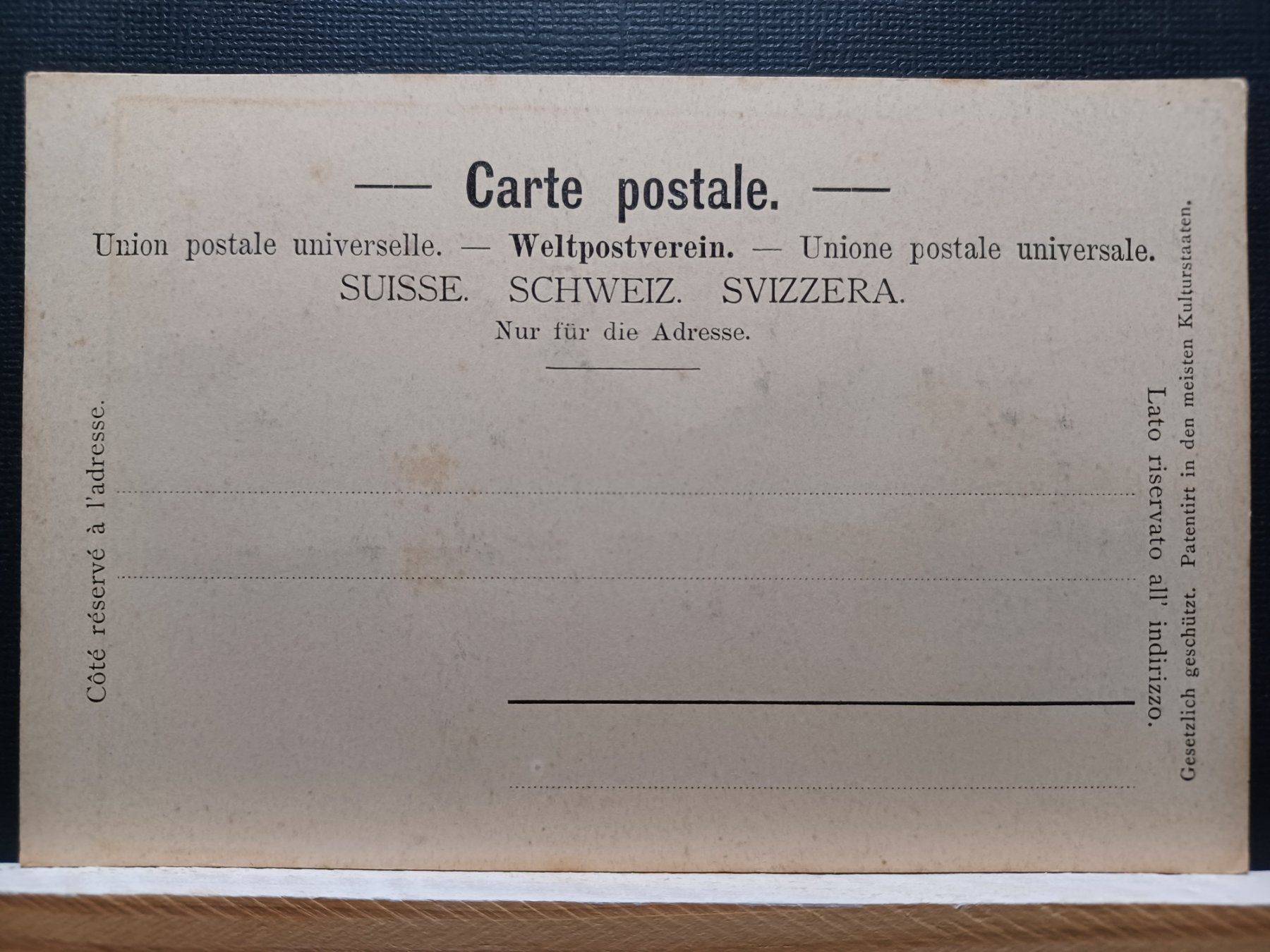 Cartoline postali: Haus am Brienzersee,  geprägt – Usato da Aarau Rohr venduto da mgvw 4