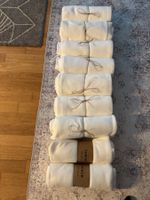 9× Weiße Fleecedecken von JYSK (130 × 160 cm) – Hochzeit