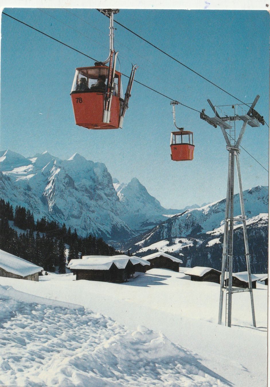 Cartes postales: Gondeln  Mäglisalp - Hasliberg – D'occasion à Lumbrein par made02