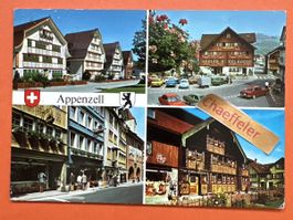 1979 Appenzell, Malerische Dorfpartien