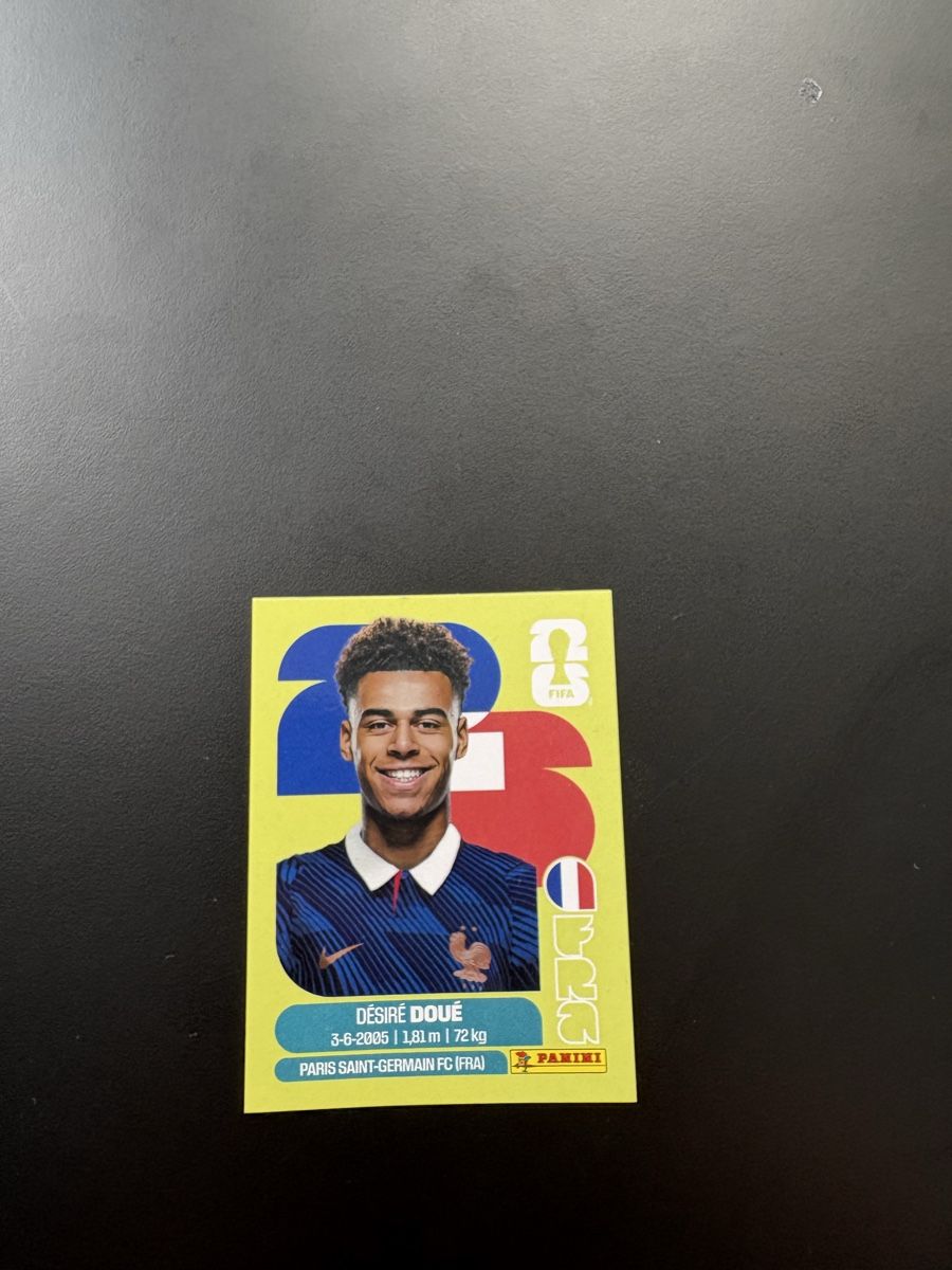 Panini Sammelbilder & Trading cards: Panini Désiré Doué FRA17 – Neu (gemäss Beschreibung) aus Langrickenbach von swissluca