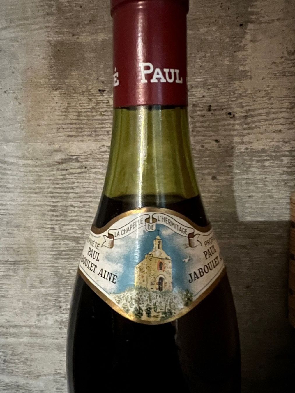 Vino: HERMITAGE LA CHAPELLE 1975 – Nuovo e nell'imballaggio originale da Crans VS venduto da wine-trader 2