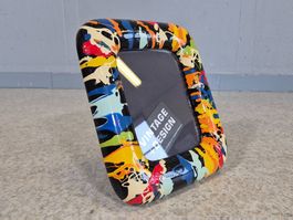 Fotorahmen Bilderrahmen Photo Frame Pop-Art Stil Keramik