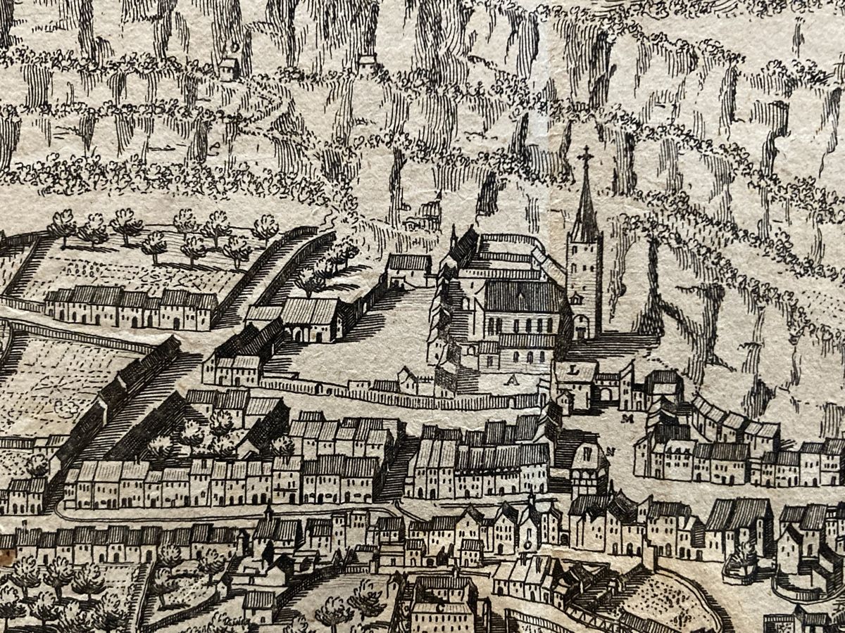 Incisioni: Kupferstich Merian St. Maurice – Usato da Zürich venduto da adr_dmw2 3