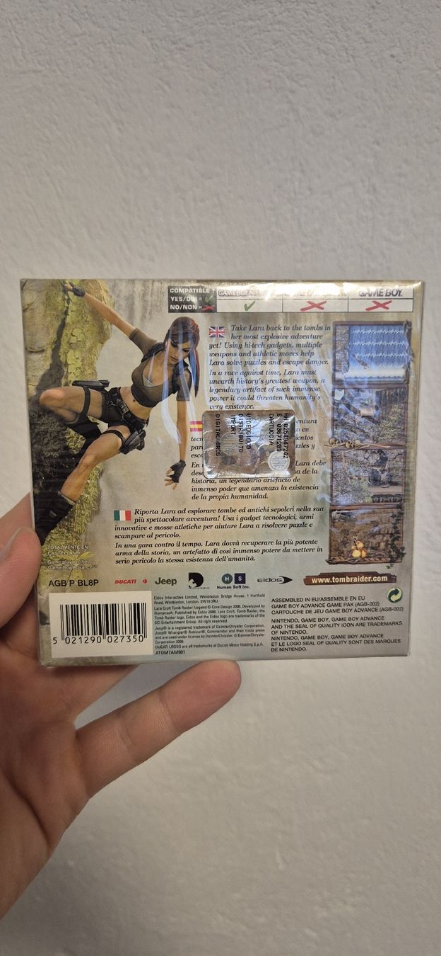 Nintendo Giochi: Lara Croft: Tomb Raider Legend - Game Boy Advance. – Nuovo e nell'imballaggio originale da Diessenhofen venduto da Obscuro94 1