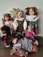 Lot 6 Porzellanpuppen für Sammler