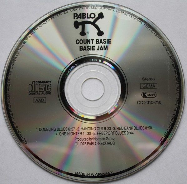 CD: Jam Session - Count Basie [Pablo] Ray Brown, Zoot Sims, – Usato da Unterbäch venduto da boolic 2