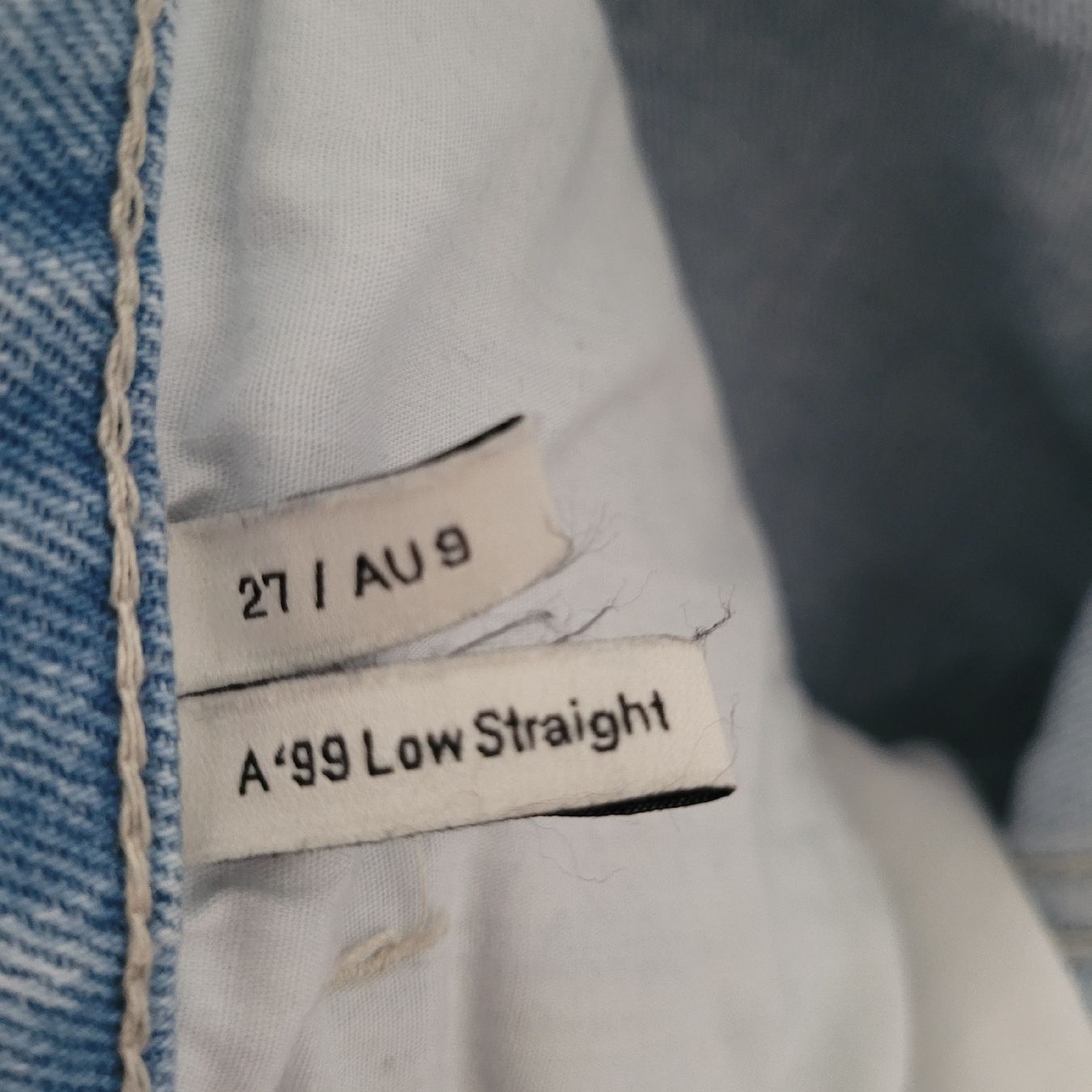 Jeans: ABRAND JEANS bleu clair taille 27  – Nuovo (secondo la descrizione) da Genève venduto da Tanaa_12 3