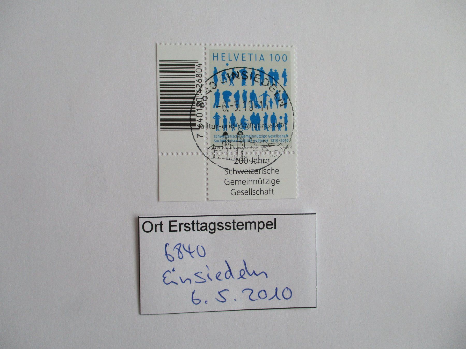 Alle Briefmarken: Voll Ort Ersttagsstempel 6840 Einsiedeln – Gebraucht aus Langnau b. Reiden von Aktuell88