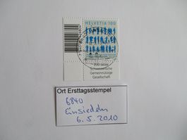 Voll Ort Ersttagsstempel 6840 Einsiedeln