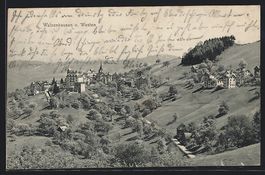 AK Walzenhausen, Ortsansicht von Westen
