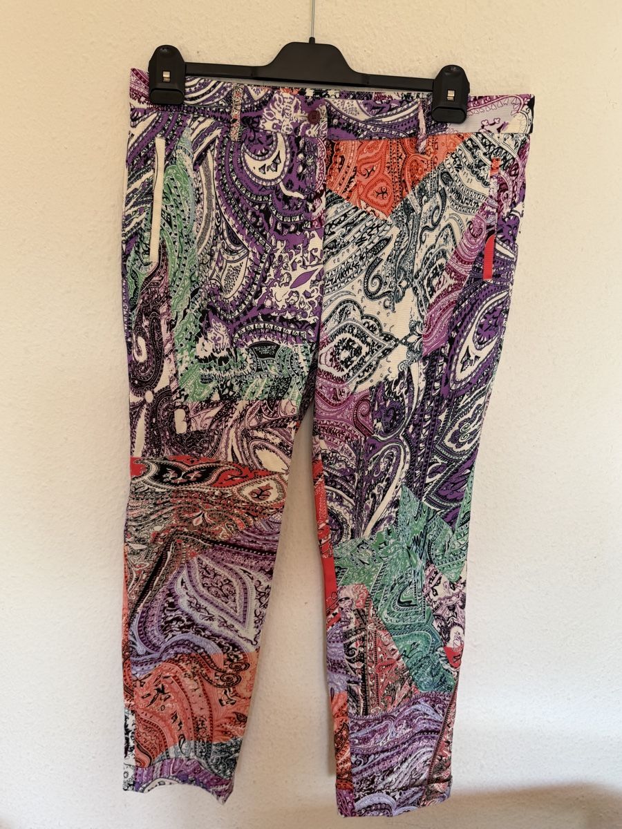 Hosen: ETRO Milano Multicolor Paisley Patchwork Trousers Pants Size – Neu (gemäss Beschreibung) aus Versoix von pen_6hgs