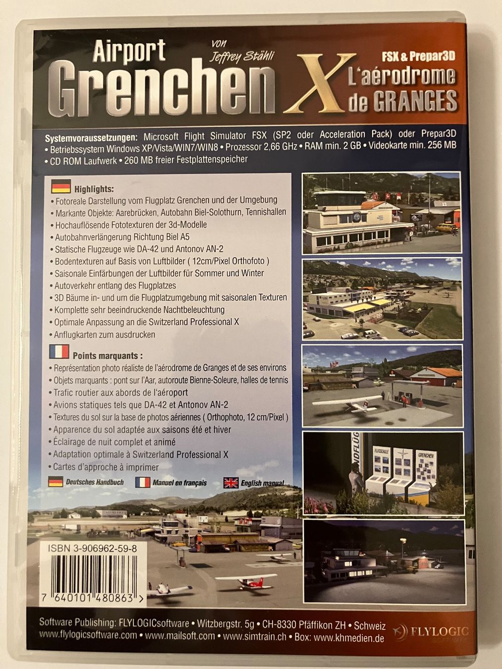 Giochi: FSX Add-on: Grenchen Airport X - PC – Usato da Solothurn venduto da aquitania 1