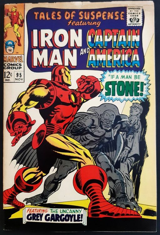 TALES OF SUSPENSE #95 MARVEL 1967 IRON MAN & CAPTAIN AMERICA | Kaufen ...