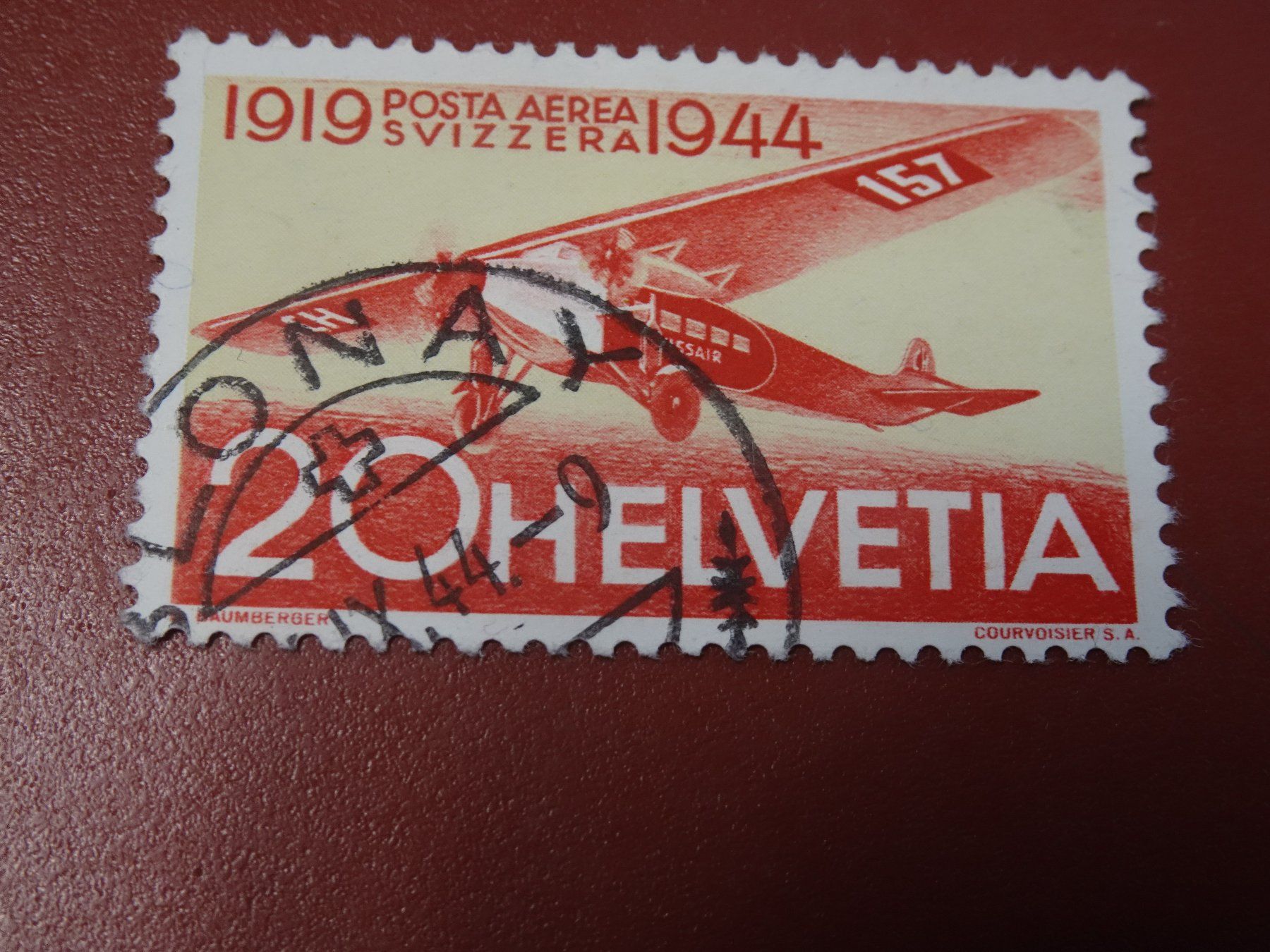 Tutti i francobolli: 1944, SONDERFLUGPOSTMARKEN; POSTFRISCH UND MIT  LINKSSTEMPEL – Usato da Eschenbach SG venduto da eDaisy 2