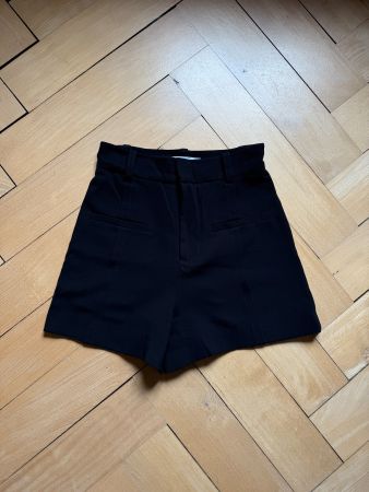 ZARA - High Waist Shorts schwarz XS