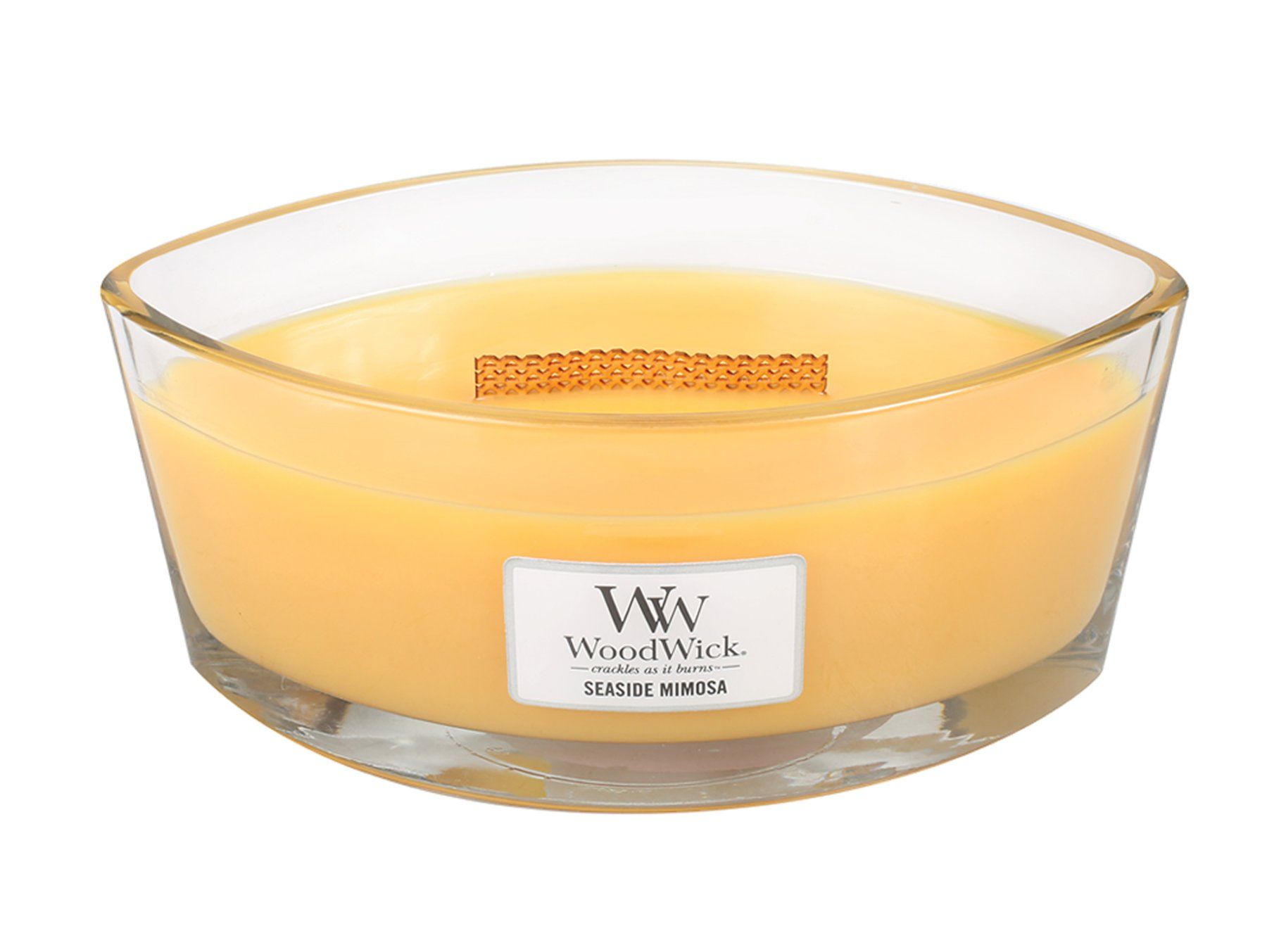 Yankee Candle Candele: WoodWick Seaside Mimosa Ellipse – Nuovo (secondo la descrizione) da Langwiesen venduto da rtWebshop 1