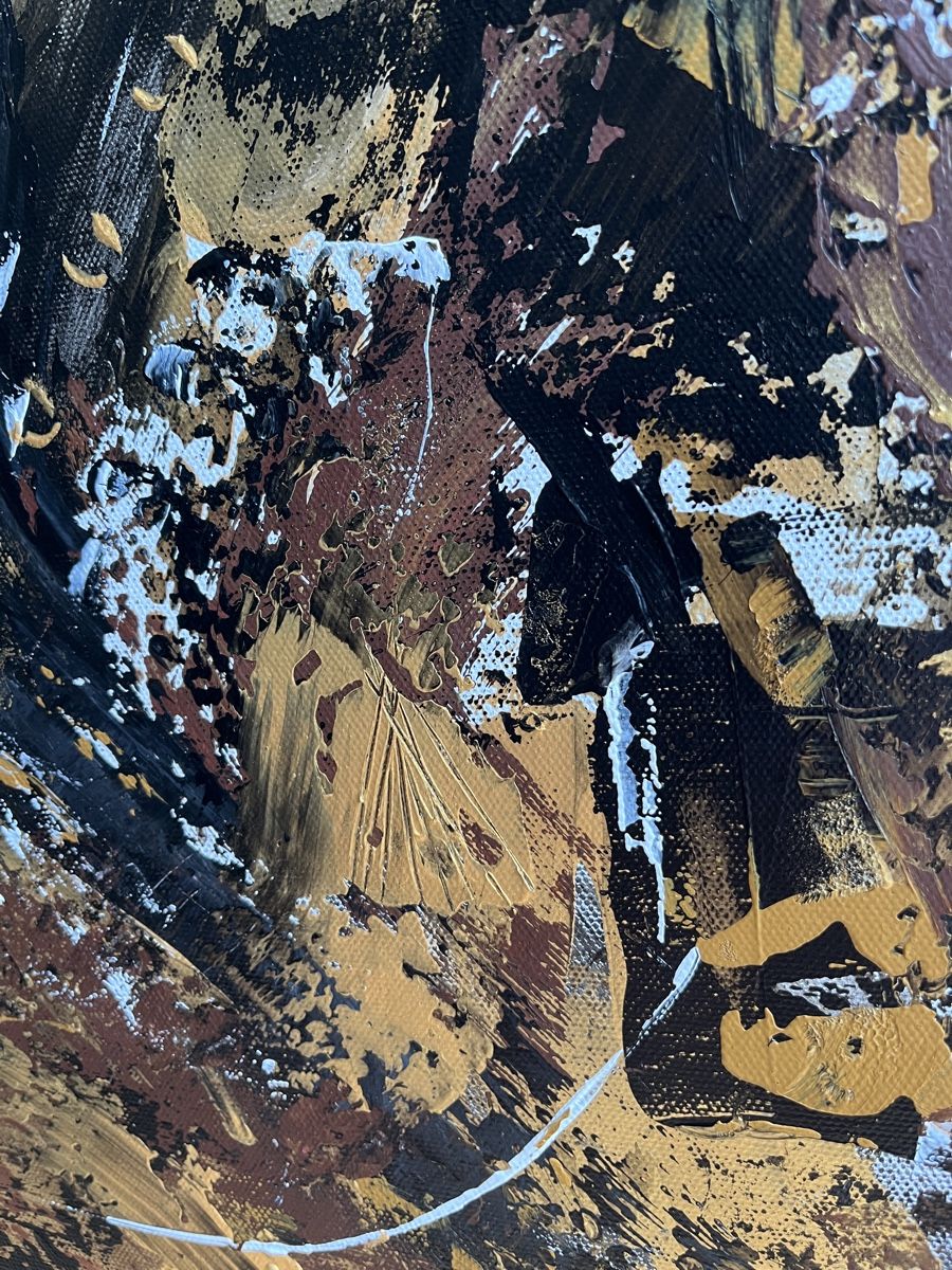 Dipinti: Goldig abstraktes Acrylgemälde 50x60 Einzelstück – Nuovo (secondo la descrizione) da Hochdorf venduto da Jasminurschel 2