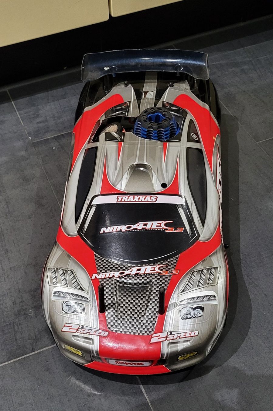 Traxxas Modellismo RC: TRAXXAS NITRO 4-TEC 3.3 mega schnele auto – Usato da islikon venduto da mir_8cbw 5