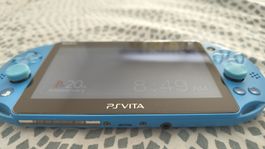 Rare Sony PS Vita 2000 Aqua Blue Handheld Console - Perfect!