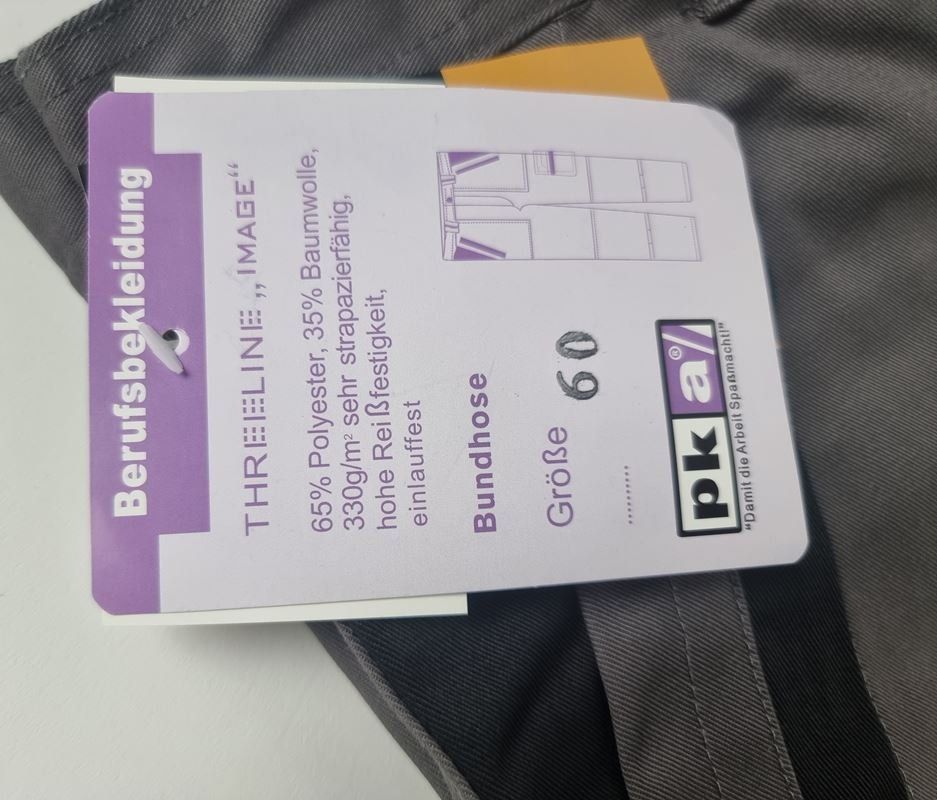 Pantalons: THREELINE Image Arbeitshose lang – D'occasion à Urtenen-Schönbühl par Restwert_Schoenbuehl 5