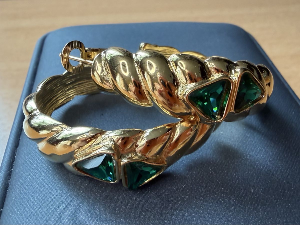 Orecchini pendenti & Orecchini a lobo: Vintage Ohrringe Clips Luxus Modeschmuck  – Usato da Lamone venduto da LaCantinaMagica 1