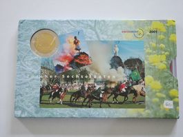 Münzsatz 2001 Zürcher Sechseläuten stgl. ***TOP***