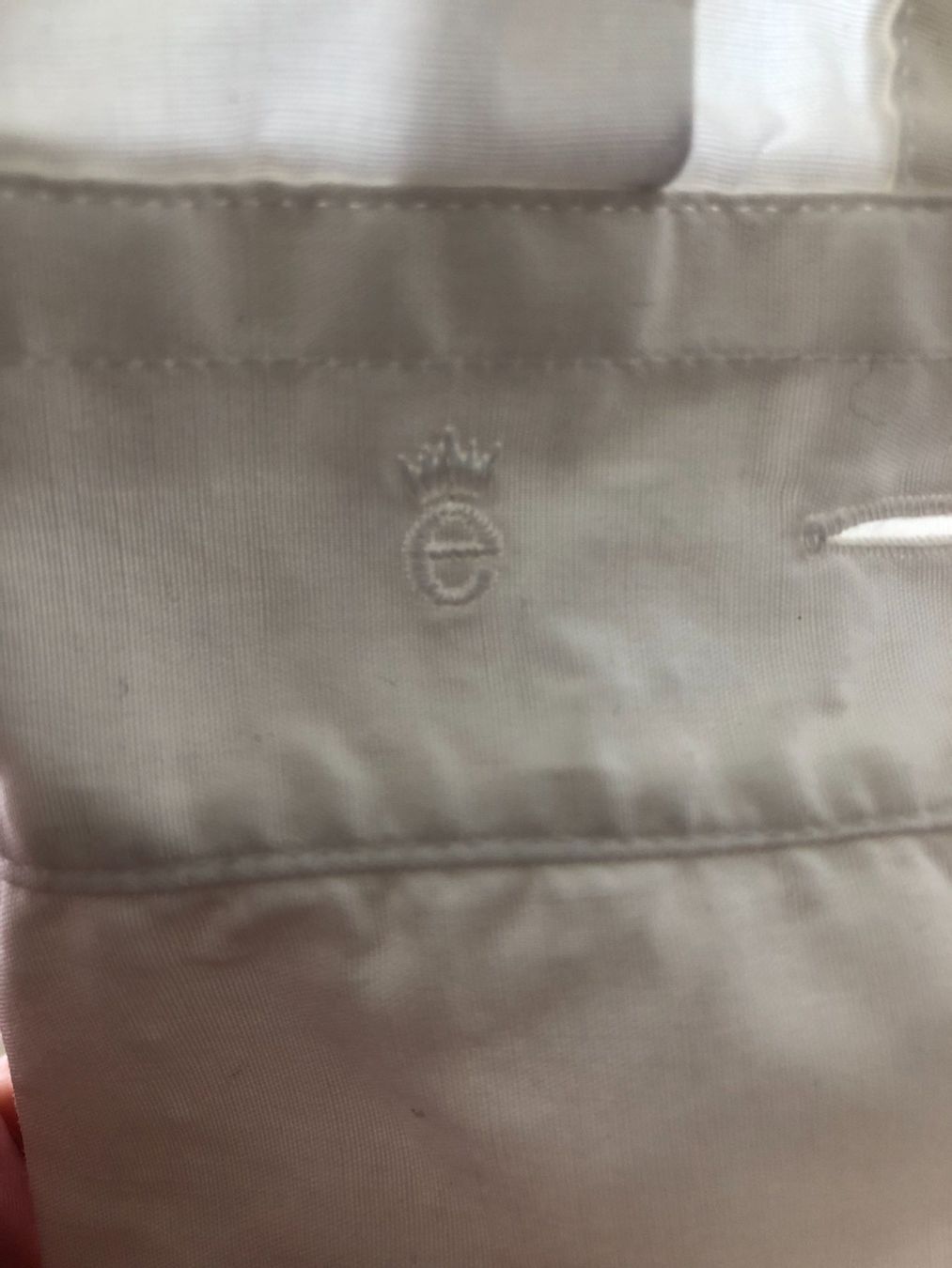 Eterna Camicette: Bluse weiss Eterna premium Grösse S Baumwolle – Usato da Weissbad venduto da Studently 2