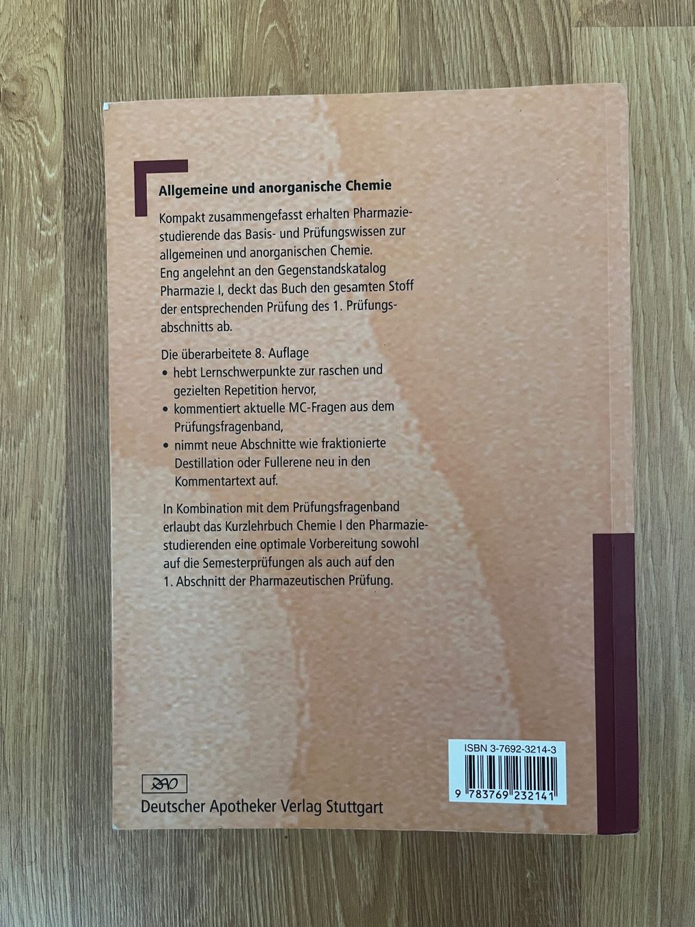 Bücher: Chemie I, Eberhard Ehlers, 8.Auflage – Gebraucht aus Henggart von ali_czt7 1