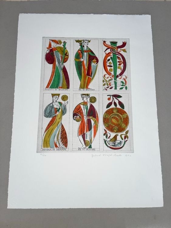 Grafiken & Lithographien: GERTRUD KÜMPEL-AMSLER FARBRADIERUNG SIGNIERT NUMMERIERT – Gebraucht aus Gersau von kunst-online 1