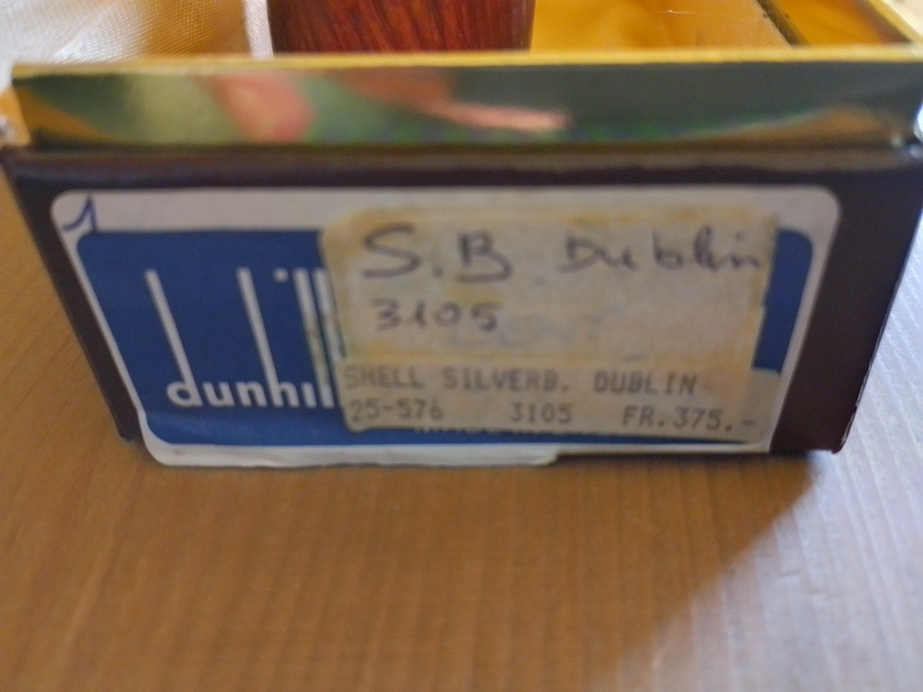 Dunhill Tabakpfeifen & Zubehör: Original Dunhill Pfeife Bruyere mit Silberring & Box! – Gebraucht aus Zürich von 0814 2