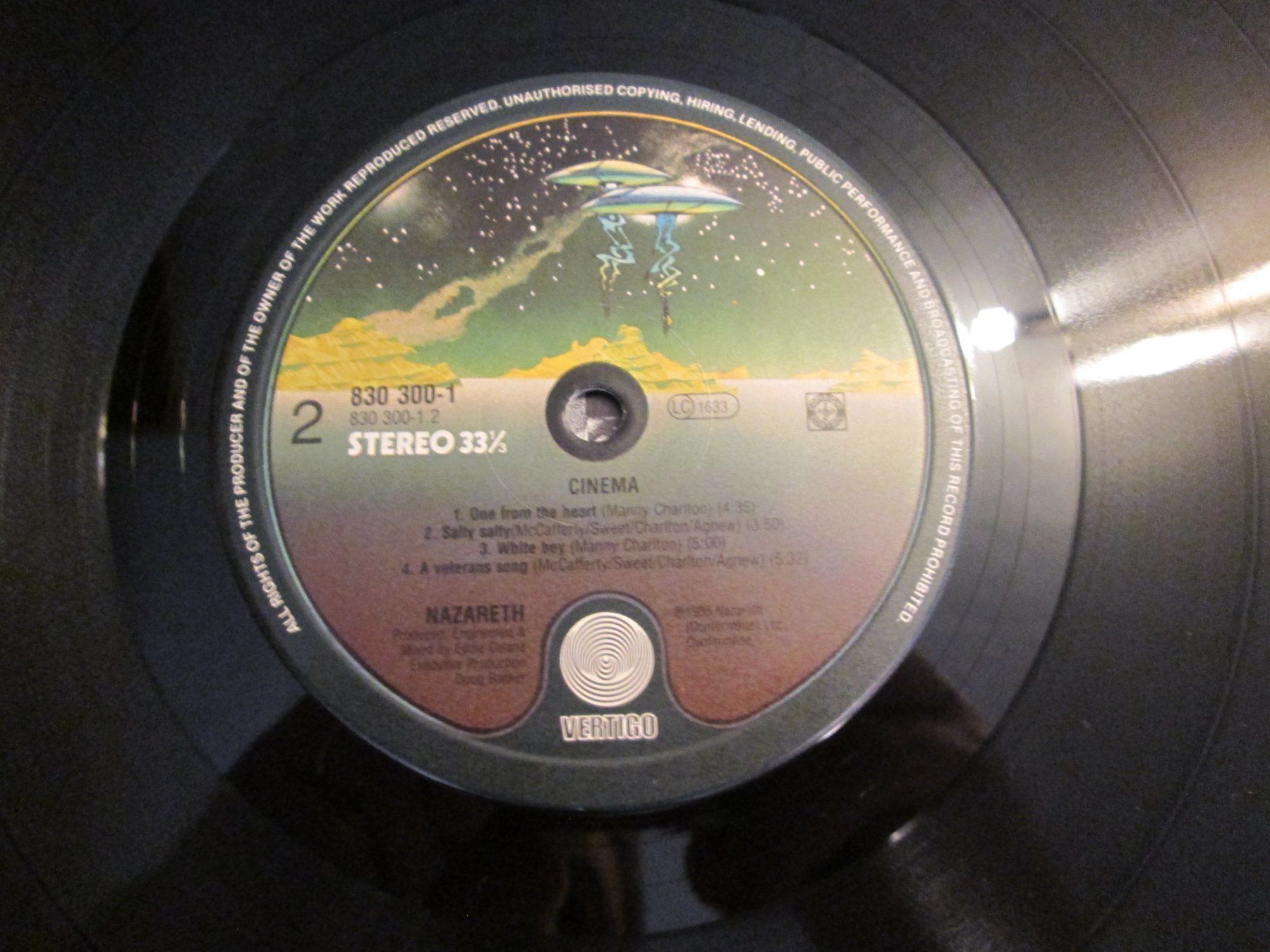Dischi in vinile: Nazareth - Cinema - Vinyle 33T - Occasion – Usato da la Chaux-de-Fonds venduto da Lampe 4