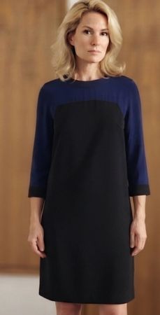 Robe The Kooples bicolore bleu noir taille L/ XL 