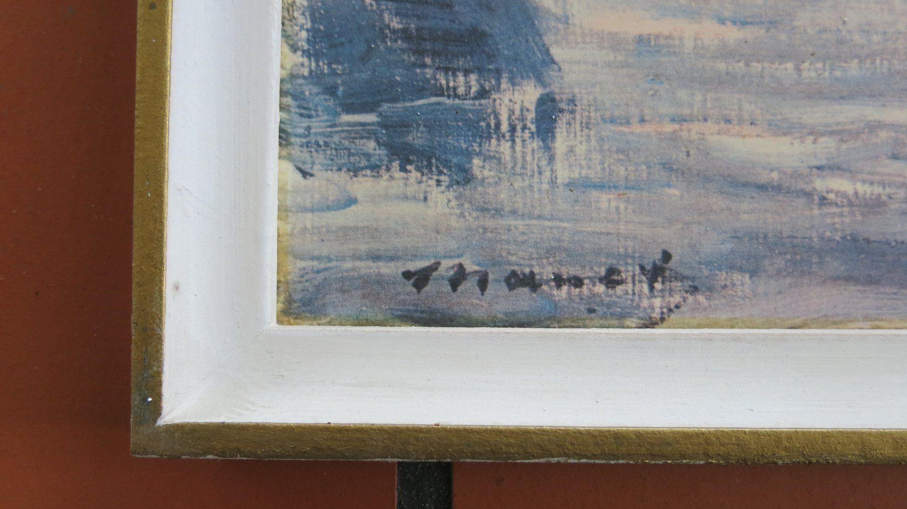Foto & Immagini: Monet - Bootswrack am Strand (Druck) – Usato da Oberrüti venduto da hoppel77 1