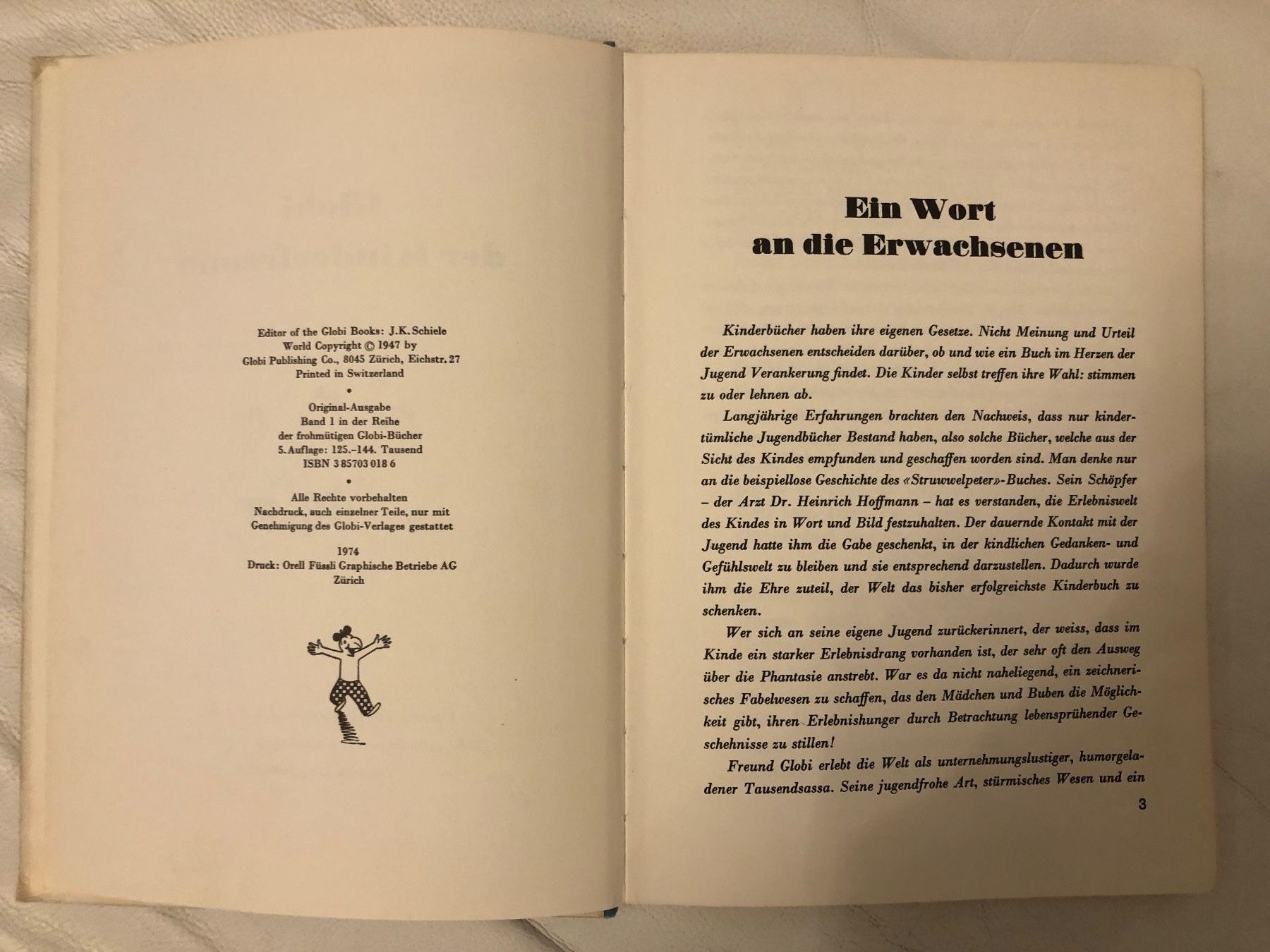 Libri: Buch Globi der Kinderfreund – Usato da Nunningen venduto da anclaudia 1