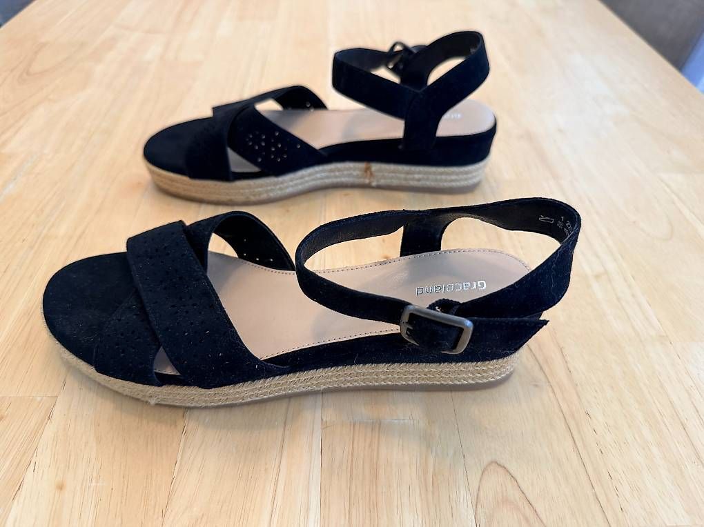 Graceland Scarpe da donna: Graceland Keilsandaletten "Espadrilles" - Sommer-Look – Nuovo (secondo la descrizione) da Untersiggenthal venduto da Yefe 2