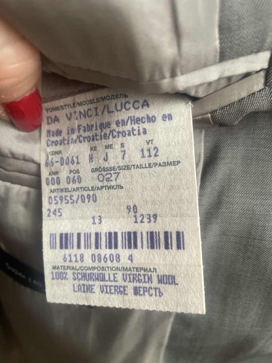 Hugo Boss Completi: Boss Jackett grau XL – Usato da Freidorf TG venduto da ibipatria 4