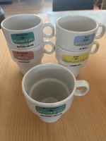 Lot de 5 tasses originales "Je ne suis pas du matin"☕️☕️