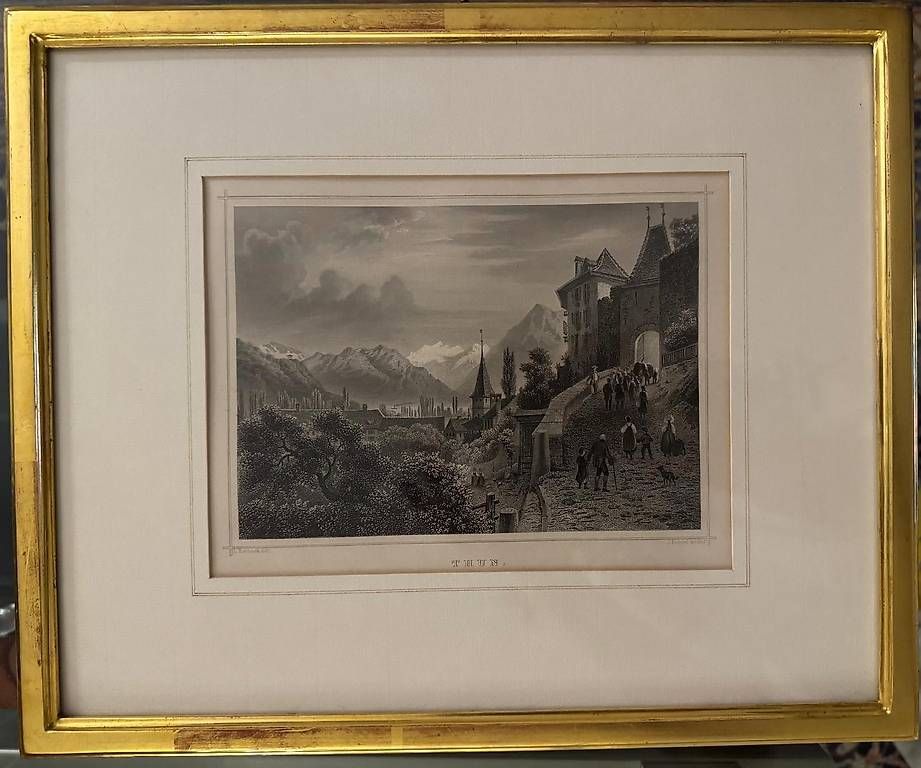 Stiche: Stahlstich v  Thun / original v  Rohbock – Gebraucht aus Ittigen von Bjaja