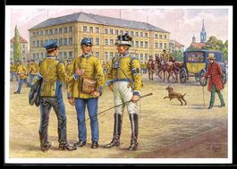 Dresden, Sächs. Briefträger, Postillio