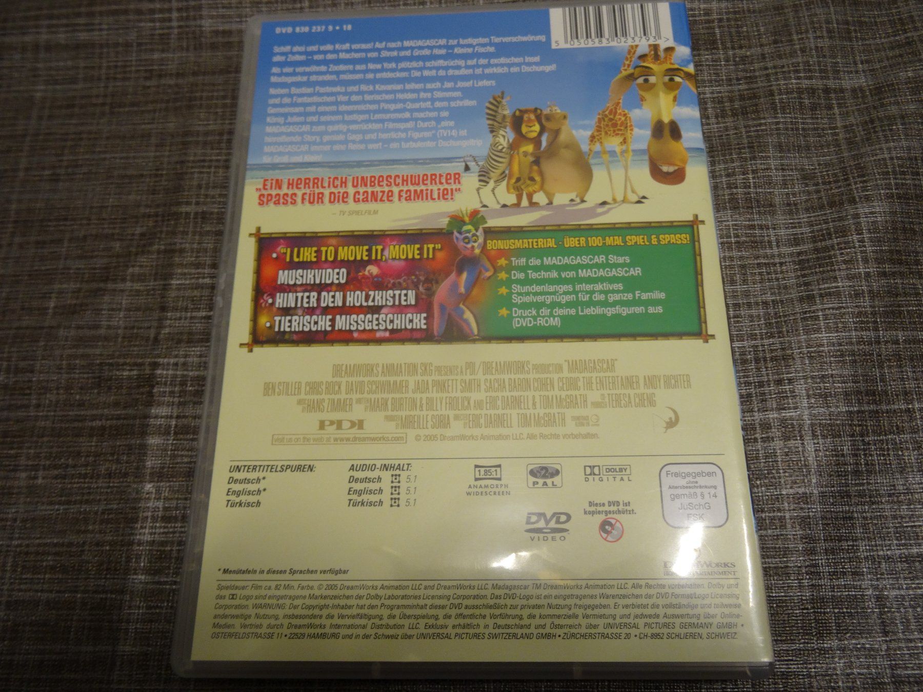 Tutti i DVDs: Madagascar DVD – Usato da Olten venduto da Disc-Verkauf 2