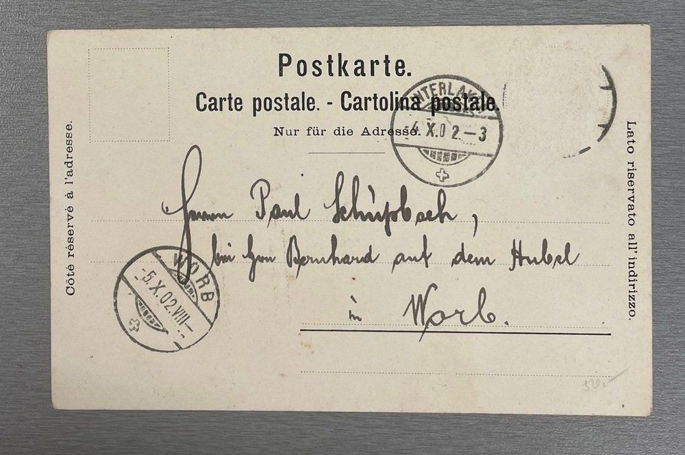 Cartoline postali: antike Bären Postkarte gelaufen 1902 – Usato da Sirnach venduto da Melisangi 1