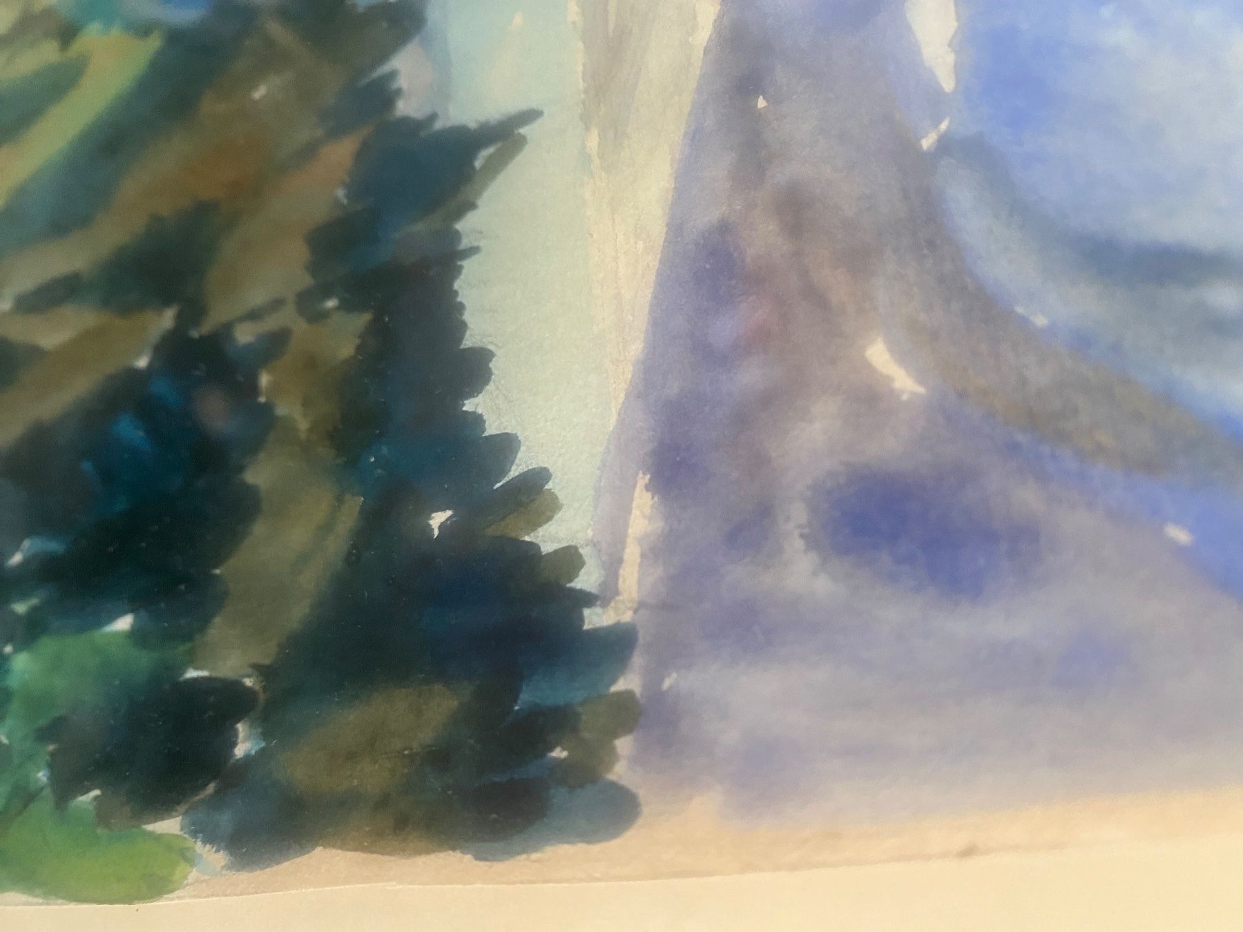 Gemälde: Watercolor Landscape Painting – Gebraucht aus Dietikon von Tdaf33 1
