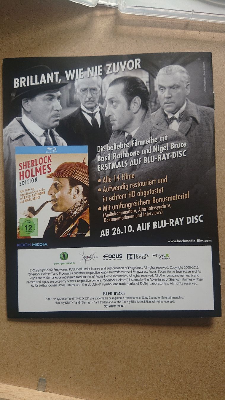Giochi: Sherlock Holmes PS3 - Top Zustand! – Usato da Chur venduto da FreakofRarity 4