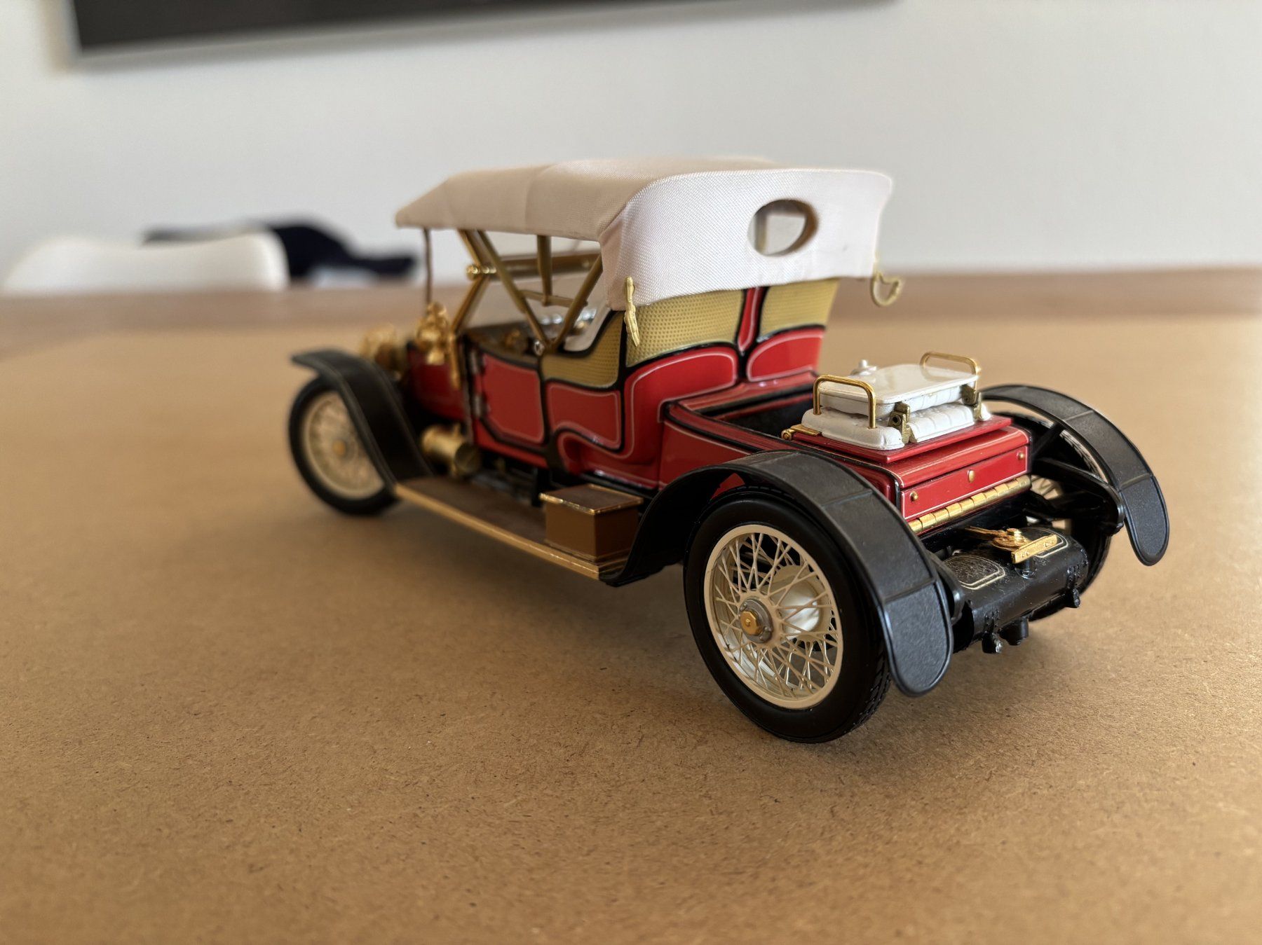 Franklin Mint Modellini d'auto: FRANKLIN MINT - ROLLS ROYCE -1910 BALLOON ROADSTER – Usato da Rickenbach SO venduto da steinerhome 3