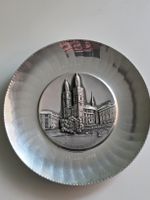 Sigg Schale Zürich Grossmünster 29. Juni 1958 Metall 20cm