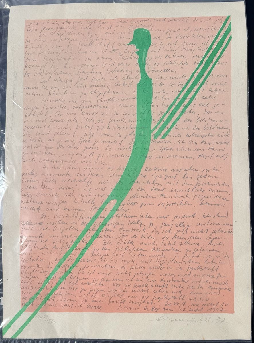 Arts picturaux & lithographies: Schang Hutter - Lithographie – D'occasion à Solothurn par NUVICO 7